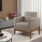 Poltrona 104 Linhão Brooks Cinza/marrom