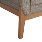 Poltrona 104 Linhão Brooks Cinza/marrom