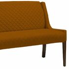 Poltrona 2 Lugares Antônia Tressê Pu Sintético Caramelo G15 -