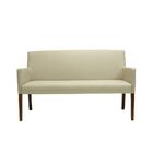 Poltrona 2 Lugares Liverpool Pu Sintético Bege G15 - Gran Belo