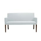 Poltrona 2 Lugares Liverpool Pu Sintético Branco G15 - Gran B