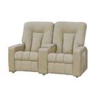 Poltrona 2 Lugares Reclinável Jetta Bege