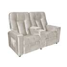 Poltrona 2 Lugares Reclinável Jetta Capuccino