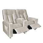 Poltrona 2 Lugares Reclinável Jetta Capuccino