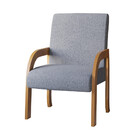 Poltrona 59cm Linho Ravena Viero Móveis