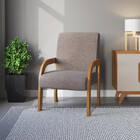 Poltrona 59cm Linho Ravena Viero Móveis