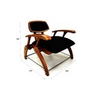 Poltrona 80cm T-rex  Madeira Maciça