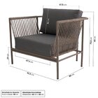 Poltrona 90cm Refúgio Cabecasa Madeiraoriginals Champanhe/cin