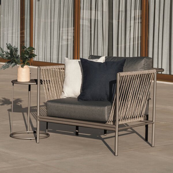 Poltrona 90cm Refúgio Cabecasa Madeiraoriginals Champanhe/cin