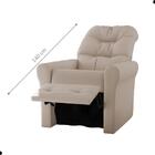 Poltrona  Descanso Reclinável Andrea Corino Bege