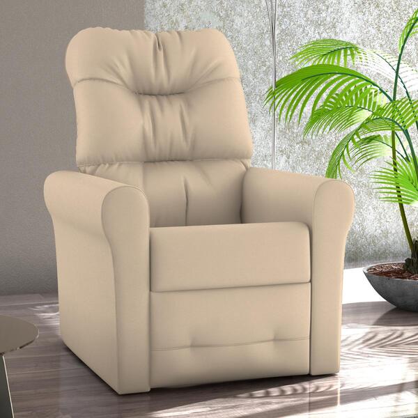 Poltrona  Descanso Reclinável Andrea Corino Bege