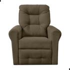 Poltrona  Descanso Reclinável Andrea Suede Cappuccino