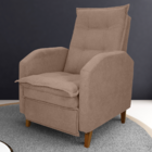 Poltrona  Reclinável Alef Boucle  Marrom