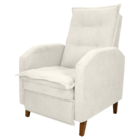 Poltrona  Reclinável Alef Boucle Bege