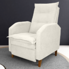 Poltrona  Reclinável Alef Boucle Bege