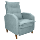 Poltrona  Reclinável Leeds Boucle Azul