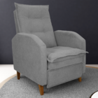 Poltrona  Reclinável Leeds Boucle Cinza