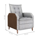 Poltrona  Reclinável Leeds Facto Whisky Millenium