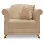 Poltrona Abruzzo Linho Dourada