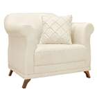 Poltrona Abruzzo Linho Natural