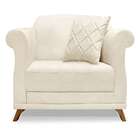 Poltrona Abruzzo Linho Natural