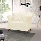 Poltrona Abruzzo Linho Pérola