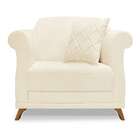 Poltrona Abruzzo Linho Pérola