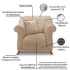 Poltrona Abruzzo Suede Bege