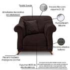 Poltrona Abruzzo Suede Café