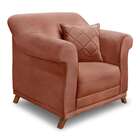 Poltrona Abruzzo Veludo Cobre