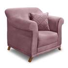 Poltrona Abruzzo Veludo Uva