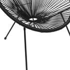 Poltrona Aço Acapulco-rivatti - Preto