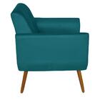 Poltrona Agata Suede Azul