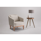 Poltrona Agatha Sfn Bege E Natural