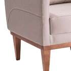 Poltrona Agatha Sfn Bege E Natural