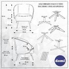 Poltrona Agnes Pés Palito Gold Suede Verde Esmeralda