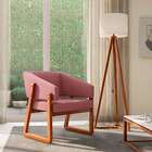 Poltrona Air Linho Rosê E Amêndoa