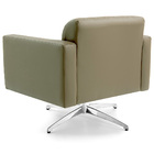 Poltrona Alberta Base Giratória Corano Matelassê Bege