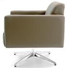 Poltrona Alberta Base Giratória Corano Matelassê Bege