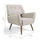 Poltrona Alice I Bege