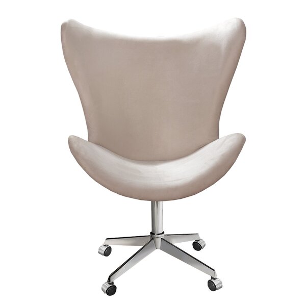 Poltrona Alice Lisa Cadeira Egg Slim Pé Giratório Com Rodinha
