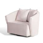 Poltrona Alice Veludo Bege