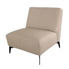 Poltrona Alícia Couro Legítimo Nude Toro Bianco