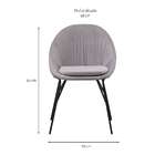 Poltrona Aline Cinza