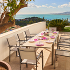 Poltrona Alumínio Orion Beta Marrom Naterial