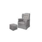 Poltrona Amamentação Balanço Letícia C/puff Reto Kr 0071 - Mo