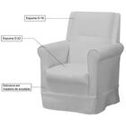 Poltrona Amamentaçao Balanço Pamela Com Puff Ft Milani Store