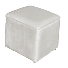 Poltrona Amamentação Balanço Para Quarto Com Puff Laura Suede