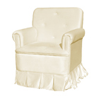 Poltrona Amamentação Balanço Para Quarto Com Puff Laura Suede