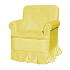 Poltrona Amamentação Balanço Para Quarto Com Puff Laura Suede